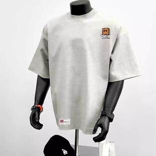 T恤男女纯棉高级感上衣 小众百搭短袖 广州十三行外贸订单 潮牌时尚