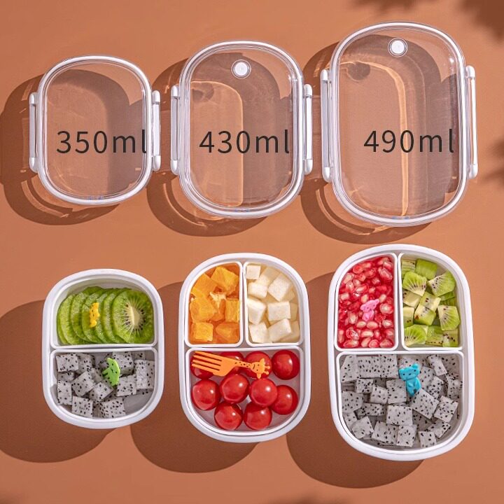 小学生水果盒便当盒专用一年级食品级分格便携外出宝宝儿童保鲜盒