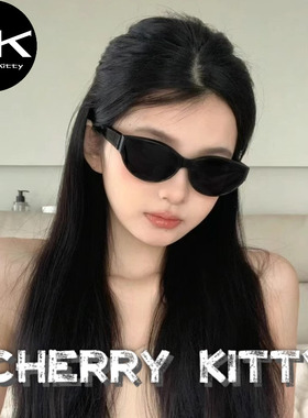 Cherry Kitty墨镜女复古辣妹猫眼小框gm眼镜偏光防紫外线太阳镜