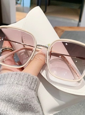 法国 Portney Bell  大框眼镜女士网红款太阳镜防晒防紫外线墨镜