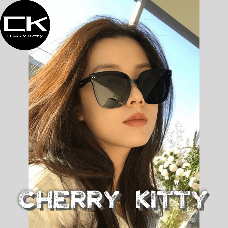 Cherry Kitty韩国轻奢GM墨镜女周扬青同款大脸显瘦偏光太阳镜眼镜