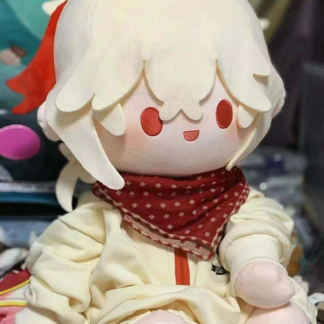 原神坐姿40cm棉花娃娃原创枫原万叶一番赏可爱毛绒少女