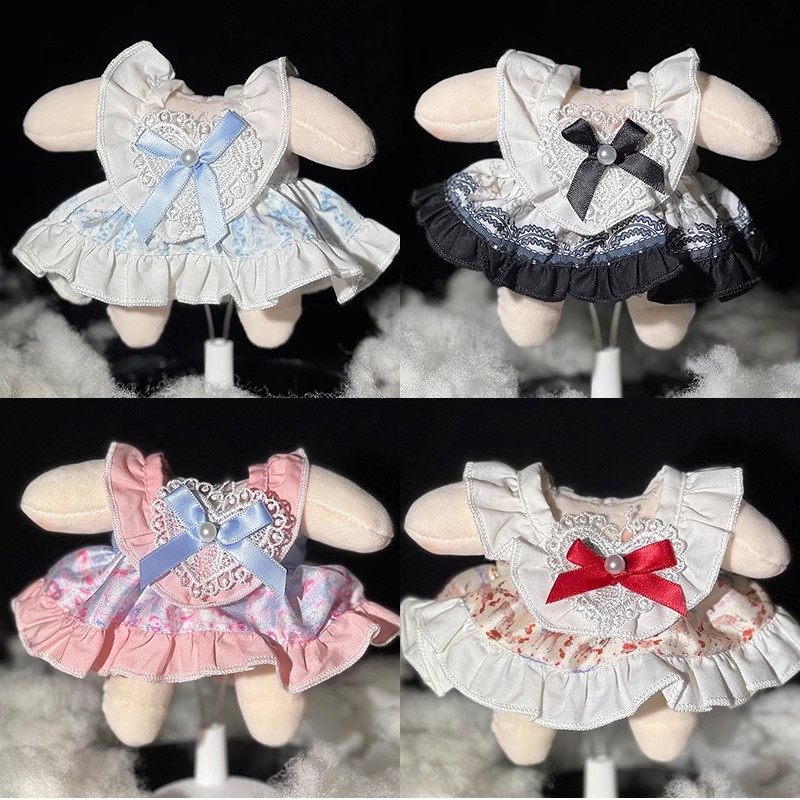 棉花娃娃衣服过年头饰秋冬20cm