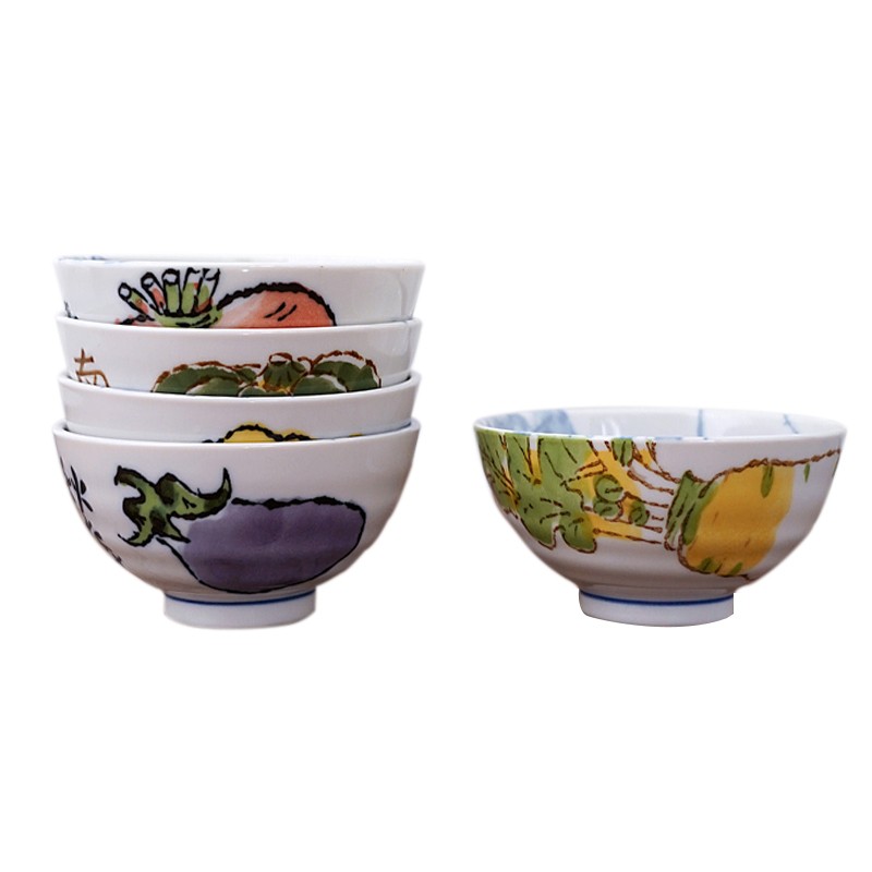 盒浓碗陶烧日创式具意66996画家信蔬语45英寸瓷套装饭.餐用美礼装