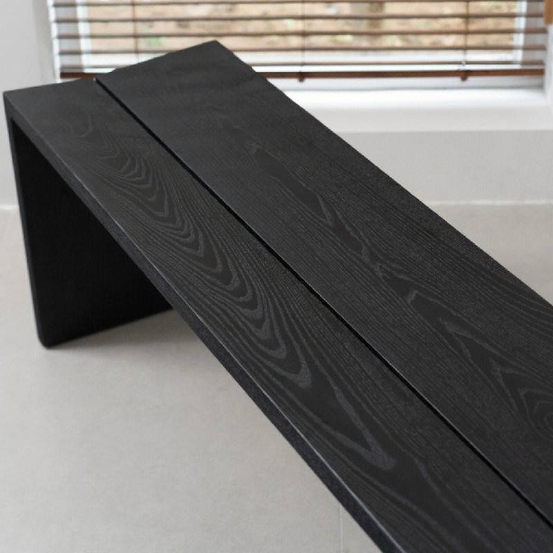 蜡白木桌条寂风家用长换鞋凳厅客餐长69444凳长板凳侘木实卧室木