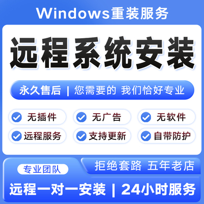 远程安装电脑系统重装win10/11/7纯净版专业版台式笔记本升级刷机