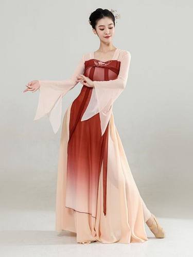 古典舞蹈服女练功服汉唐演出服