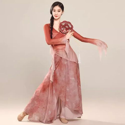 新款超仙身韵飘逸古典舞舞蹈服