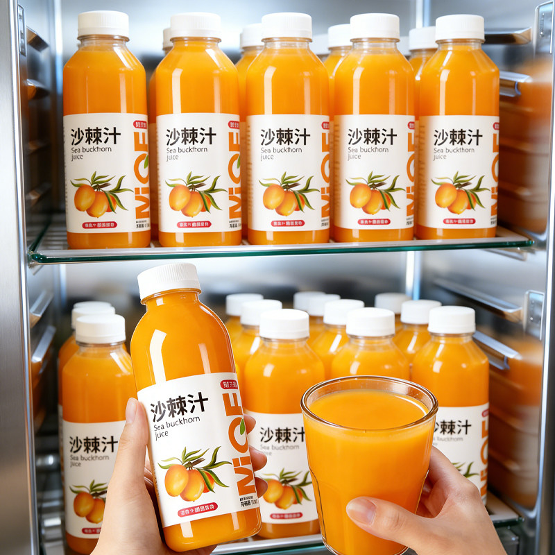【买一箱送一箱】沙棘汁饮料360ml含原浆维C果汁饮料整箱特价批