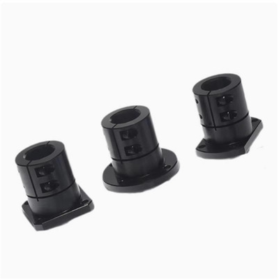 开口导向轴支座45钢STHWSBL/STHWRBL16/20/25/30轴固定座加长钢制