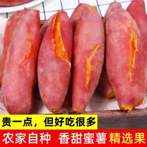 农家自种糖心蜜薯沙地番薯红薯新鲜现挖香甜软糯红心烤地瓜旗舰店