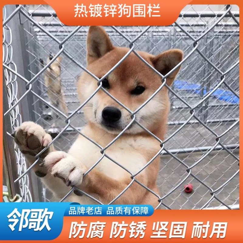 速发大型犬锌狗笼热镀犬围栏室外庭院活动跑笼栅栏猛舍组装训