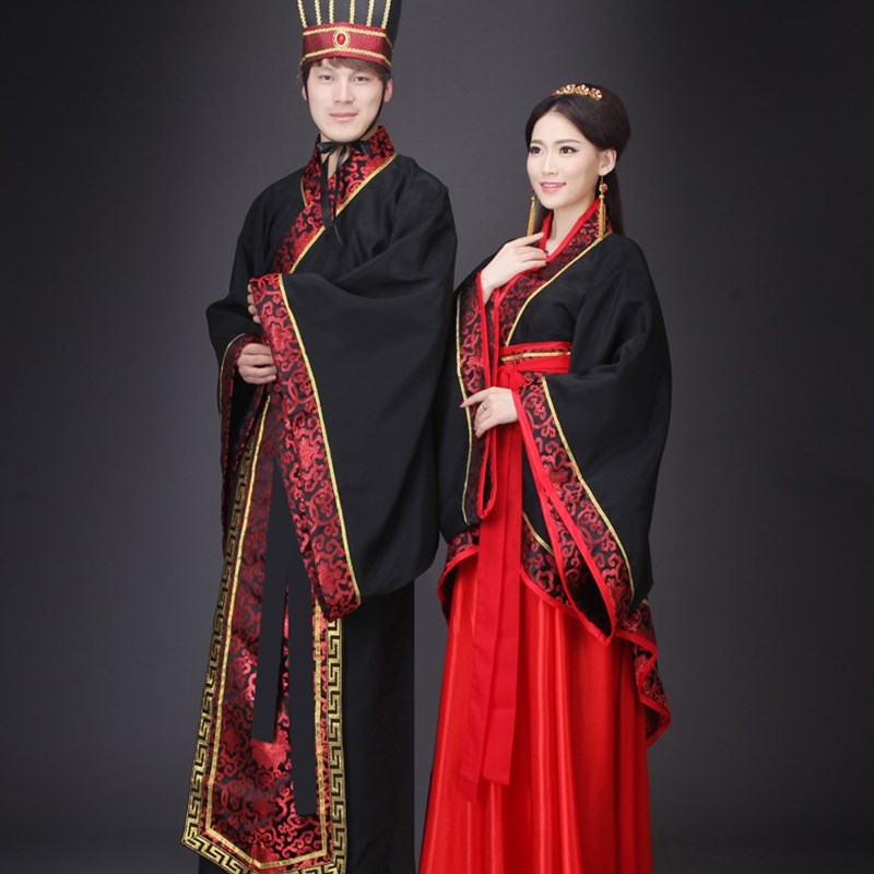 速发古装成开礼仪汉服人笔礼国学拜师孔子祭祀影服伴娘伴郎礼楼服