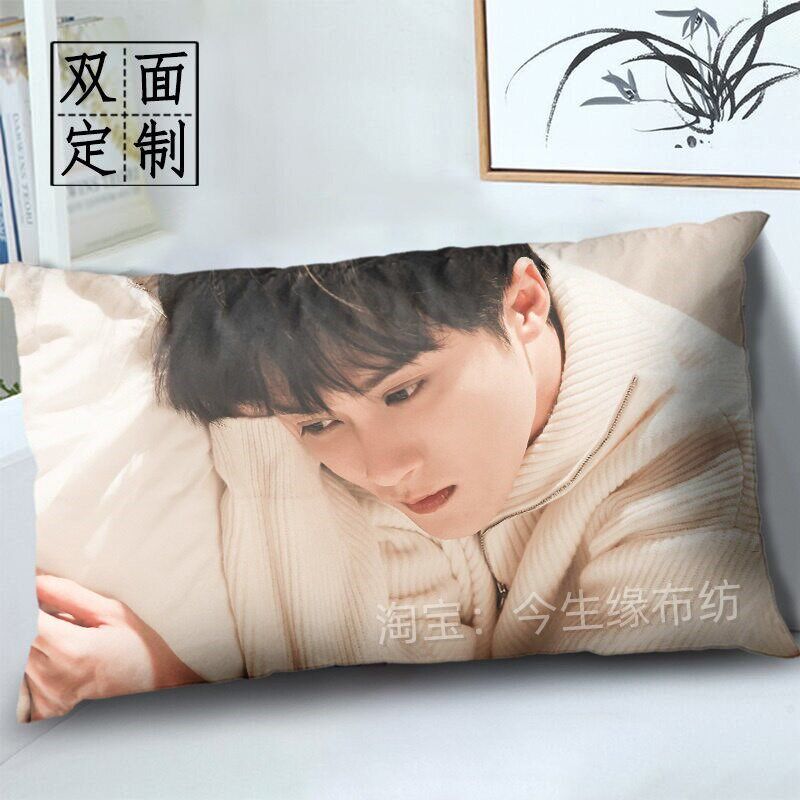 速发檀健次抱枕沙发房间宿舍床上午睡枕头可枕芯枕套套装