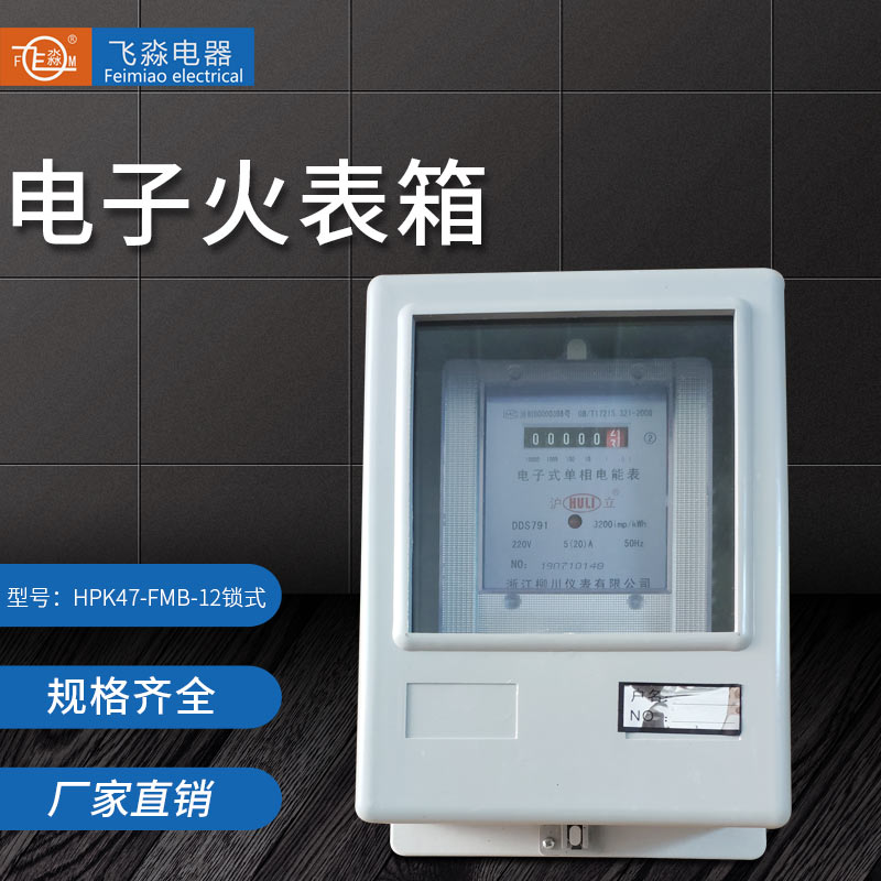 速发表邮火表家用电表箱塑料明装单相室子包箱一户电内外箱1户火