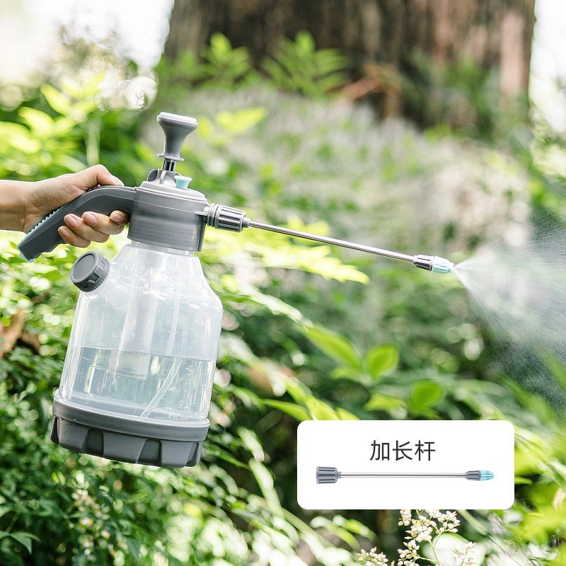 速发家动气压式浇花喷壶带量杯手用清洁雾毒洒水壶大容量超细消喷