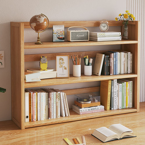 速发收易书架家用桌面上物架桌置分层架儿童简纳多层储物架子小型