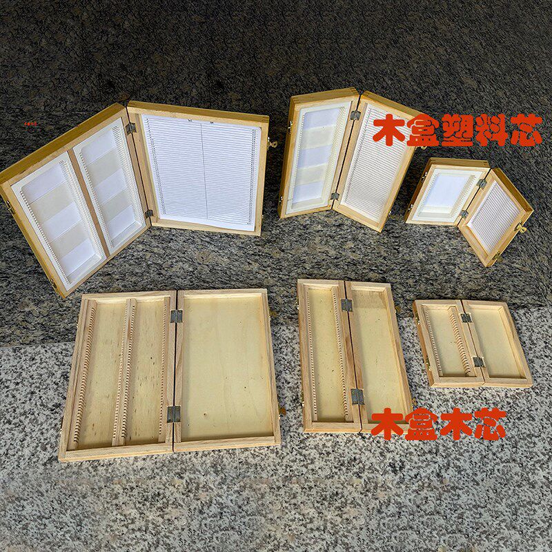 速发实验室用载玻片标本 载物片盒 载玻片盒 切片盒 薄片盒 木制