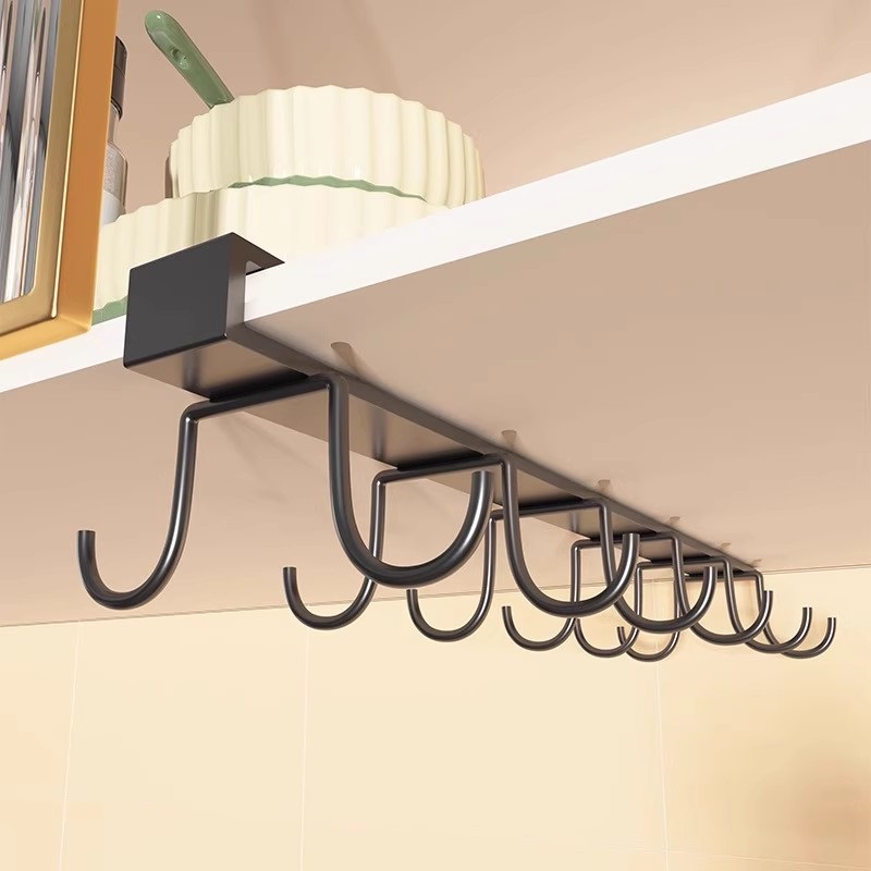 速发杯啡收纳置物架水杯沥水壁挂架咖子杯茶杯马挂杯架倒挂悬克杯