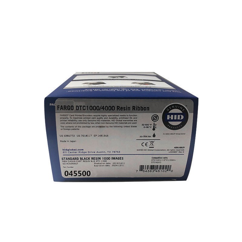 现货法哥C50证卡机045515彩色带DTC1250E制卡机045500色带芯架075