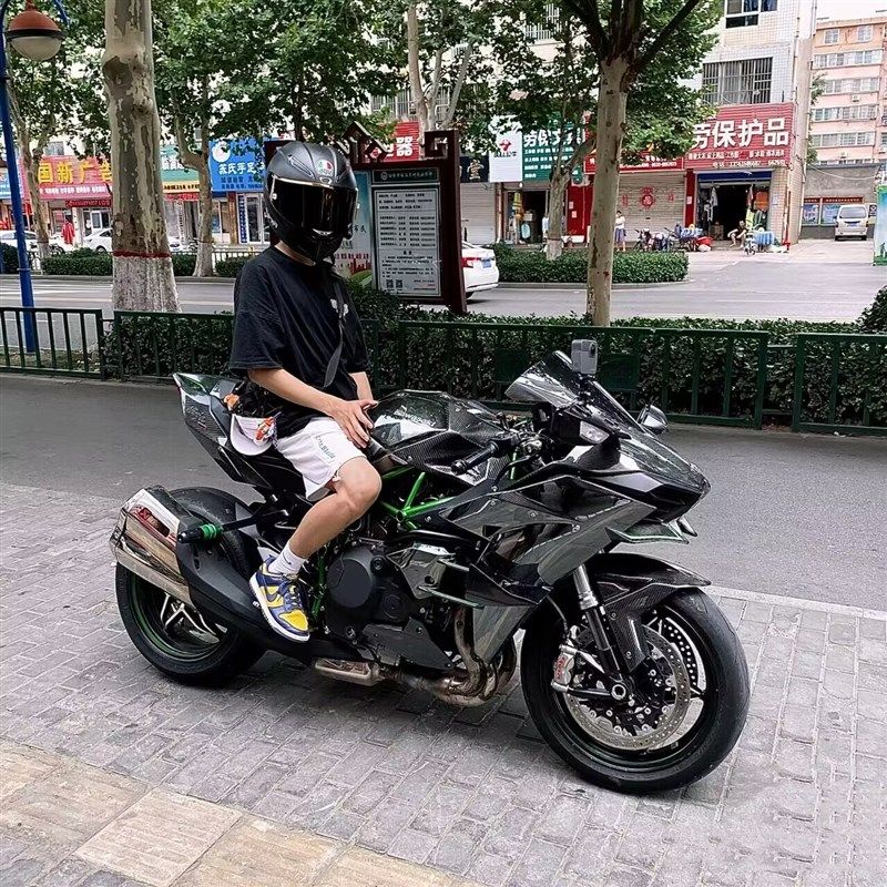 速发双上牌H2摩托车小忍者蛟龙机车燃油可缸水4冷0跑车整车