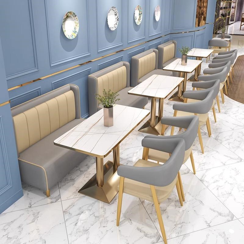 速发烘茶店甜品店餐啡厅沙发靠墙卡座西咖厅奶焙蛋糕汉堡桌椅组合