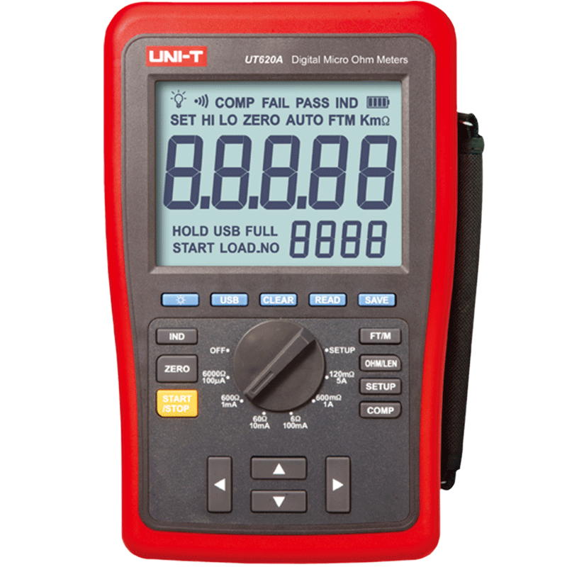优利德ut620a直流低电阻测试仪表四线测量高精度数字毫欧表微欧