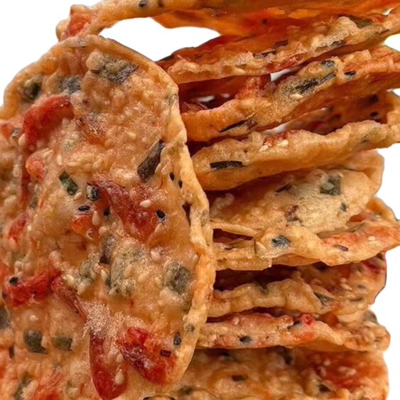 江西赣州于都特色美食豆巴花生巴月亮巴咸香酥脆开盖即食400克1盒