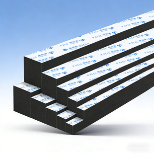 1-60mm厚高密度硬泡沫海绵长条防撞减震垫片防震缓冲静音隔音条高粘度eva泡棉单面胶带内衬定制泡沫密封胶条
