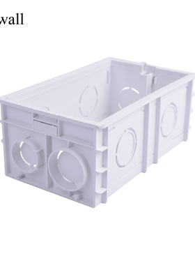 146型通用墙壁开关插座安装底盒暗盒 外贸英式香港阻燃底盒接线盒