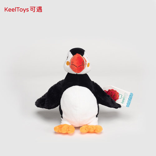 可遇创意仿真海鹦抱枕毛绒玩具