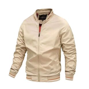 jacket男士 Men 立领拉链休闲夹克外套 casual collar standing