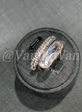 VanWan 高定.设计师双层闪钻精致戒指叠带指环