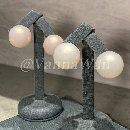 VanWan 小灯泡.大珠珠法式百搭耳钉
