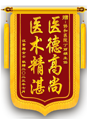 高档锦旗当天发货顺丰包邮加厚密