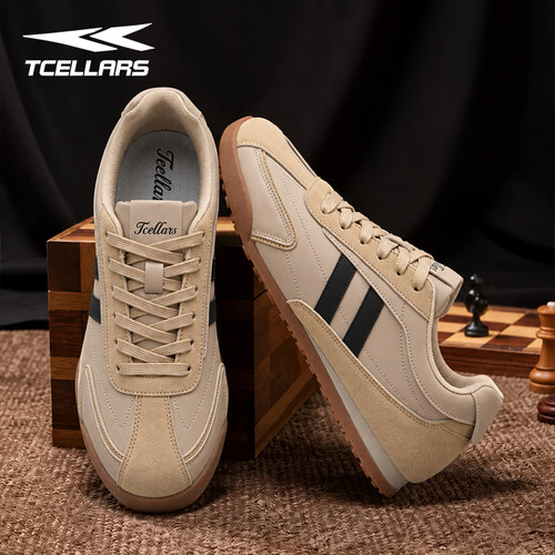 TCELLARS复古软底阿甘鞋情侣秋款