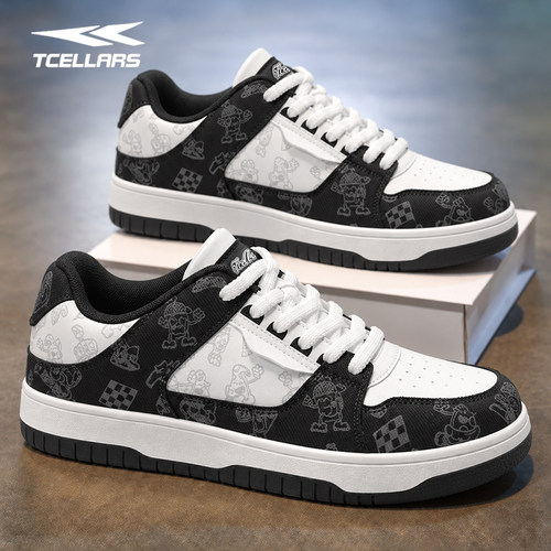 TCELLARS秋冬新款熊猫板鞋百搭