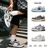 子男款 男增高鞋 冬季 TCELLARS鞋 加绒百搭鞋 厚底休闲板鞋 子男生鞋 子