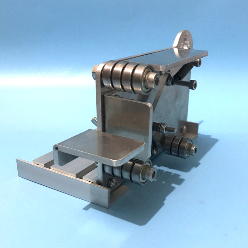 小型砂带机机架打磨机砂光机迷你家用磨刀DKIY电动抛光微型主动轮