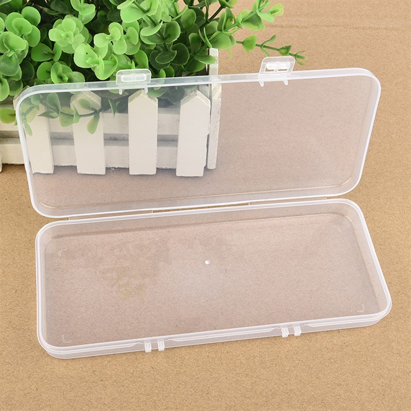 半透明PP长方形塑料盒 美甲配件盒 MR200 工具零件收纳盒小元件盒
