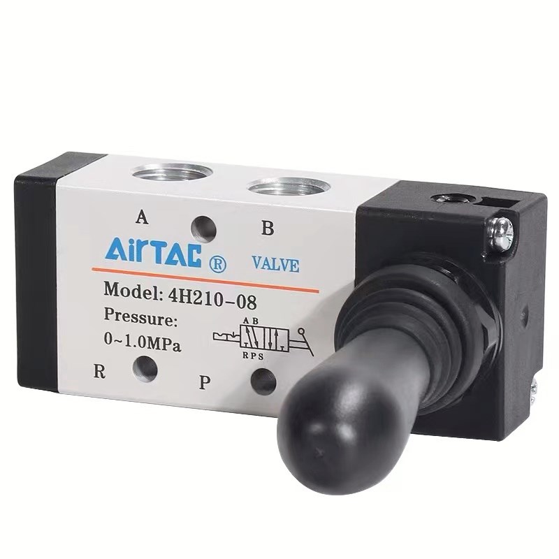 亚德客型手动阀 4H210-08 4H210-06 4H310-10 二位五通气缸控制气