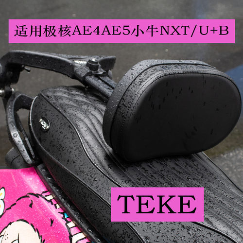TEKE适用极核AE4AE5全系列小牛NXT/U+B折叠靠背折叠伸缩护腰防雨