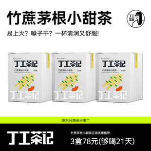 丁工茶记旗舰店竹蔗茅根小甜水茶包适合全家人喝的茶包儿童喝花茶