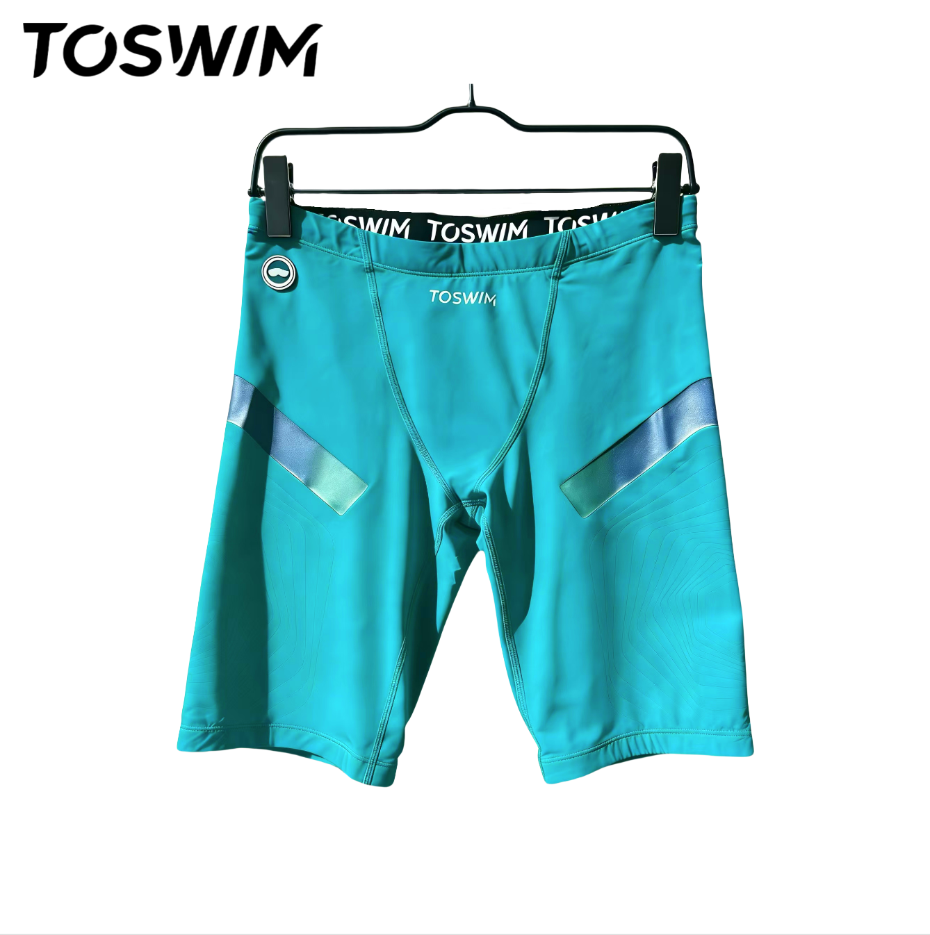 【样衣清仓-绿岸蓝光】TOSWIM拓胜正品泳裤男游泳裤男泳衣速干