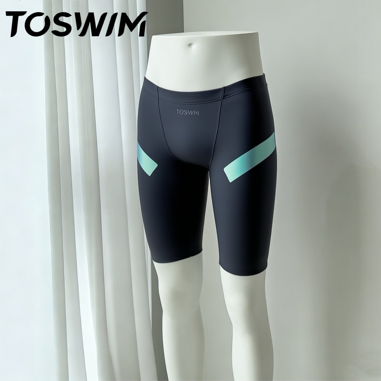 【样衣清仓-黑夜极光】TOSWIM拓胜正品泳裤男专业竞速游泳裤温泉