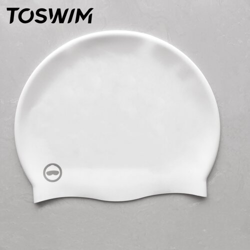 【样品清仓】TOSWIM泳帽男女款不勒头长发加大防水专业硅胶游泳帽