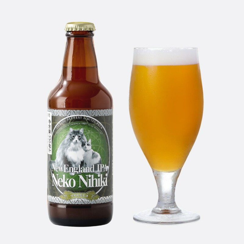 3瓶体验装日本伊势角屋8°&18P麦芽喵两只浑浊双倍IPA330ml