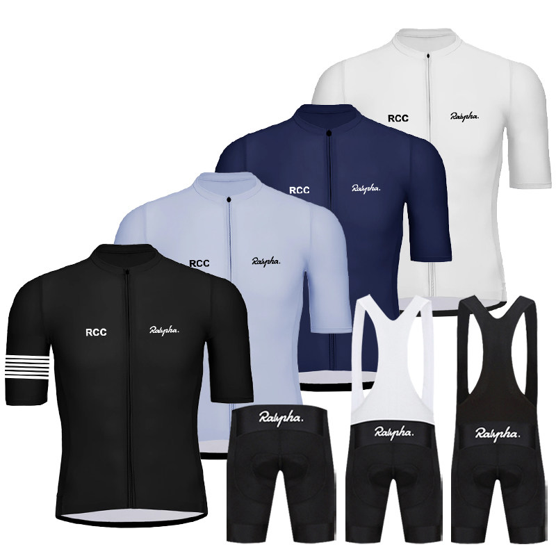 Ralvpha新款车队版竞技夏季短袖骑行服套装公路车自行车速干服