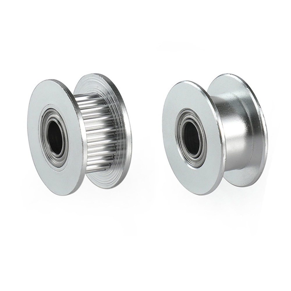 DB-2GT同步轮20齿/光滑H型黑色GT2皮带轮铝传动惰轮带宽6mm