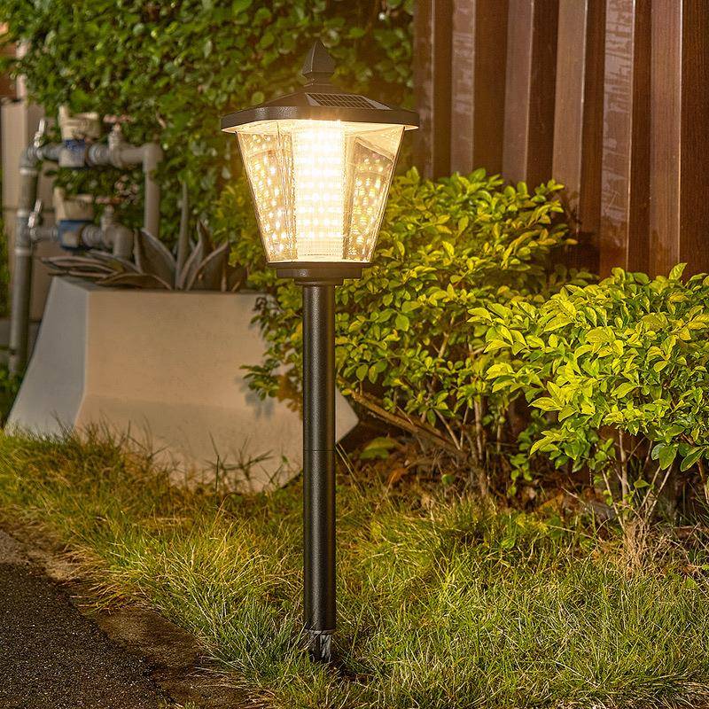 户外太阳能草坪灯庭院灯花园别墅景观灯防水室外草地灯家用地插灯